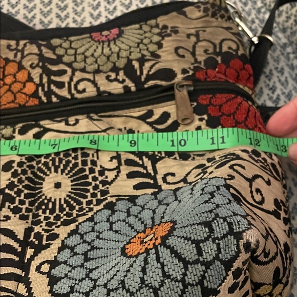 Floral Tapestry Crossbody Bag - Picture 3 of 5